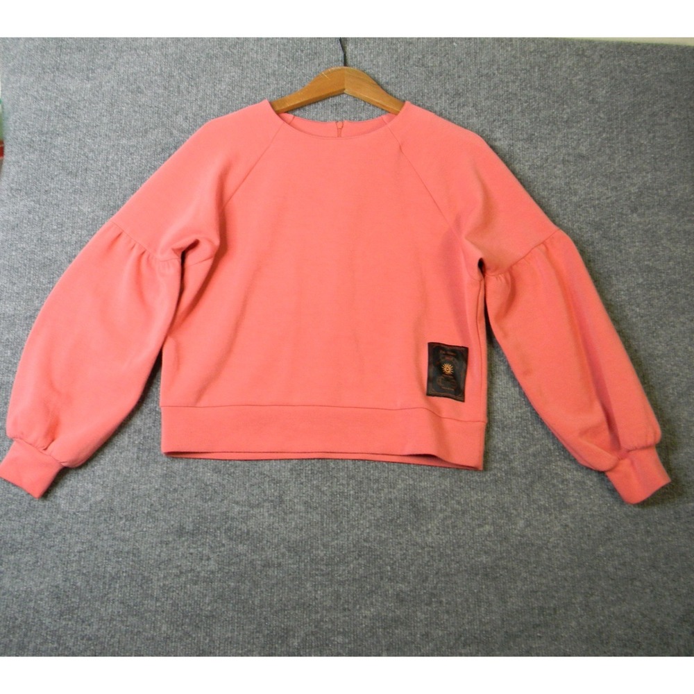 Scotch & Soda Maison Scotch Pink Balloon Sleeve Sweatshirt XS Fall 2020